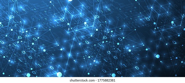 Abstract technology background. Hi-tech communication concept futuristic digital innovation background. Vector illustration