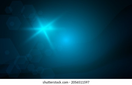 Resumen de los antecedentes tecnológicos Concepto de comunicación Hitech. Fondo azul oscuro.
