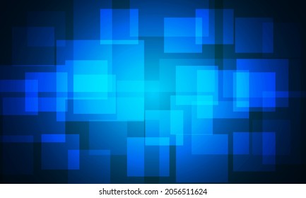Abstract technology background Hitech communication concept. Dark blue background.
