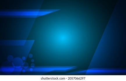 Abstract technology background Hitech communication concept. Dark blue background.