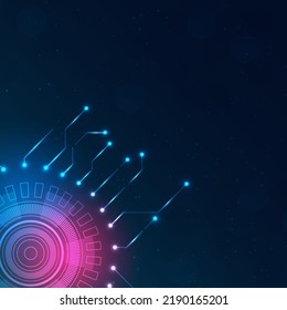 Abstract Technology background. Technology background Hi-tech communication concept innovation abstract background vector. abstract futuristic background.Technology communication concept