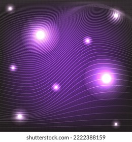 Abstract technology background Hi-tech communication concept innovation background vector illustration with line and dot. Communicative fiber network concept, optical fiber. 