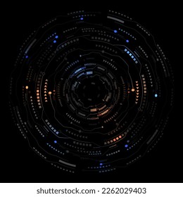 Abstract technology background Hi-tech communication concept innovation background vector illustration