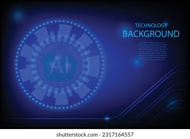 Resumen de los antecedentes de tecnología Antecedentes de innovación en concepto de comunicación de alta tecnología. Ilustración vectorial.