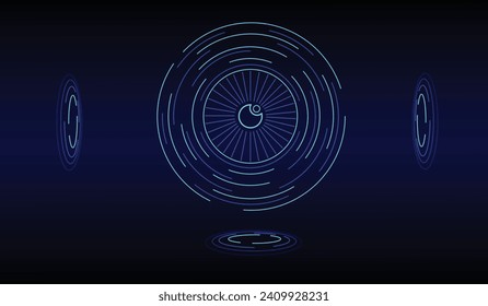 Abstract technology background Hi-tech communication concept innovation background vector illustration