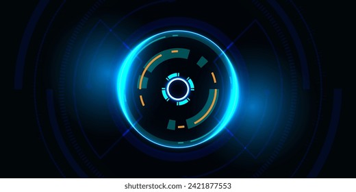 Abstract technology background Hi-tech communication concept innovation background vector illustration
