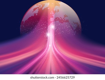Abstract technology background hi-tech communication concept futuristic digital innovation background