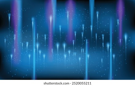 Abstract technology background Hi-tech communication concept, technology, digital business, innovation, science fiction scene vector illustration with copy-space.