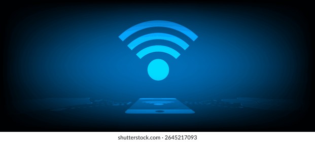 Fundo de tecnologia abstrato conceito de comunicação de alta tecnologia inovação digital futurista fundo vetor ilustração, círculo brilhante e brilhar a luz dentro.
