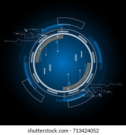 Abstract technology background Hi-tech communication concept innovation background vector illustration