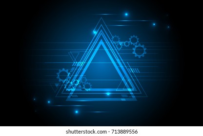 Abstract technology background Hi-tech communication concept futuristic innovation background vector illustration