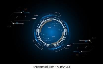 Abstract technology background Hi-tech communication concept innovation background vector illustration