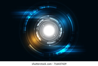 Abstract technology background Hi-tech communication concept futuristic innovation background vector illustration