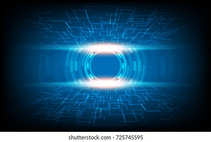 Abstract technology background Hi-tech communication concept futuristic digital innovation background vector illustration