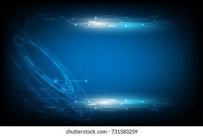 Abstract technology background Hi-tech communication concept futuristic digital innovation background vector illustration