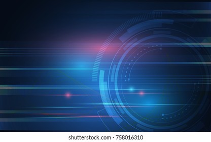 Abstract technology background Hi-tech communication concept futuristic digital innovation background vector illustration