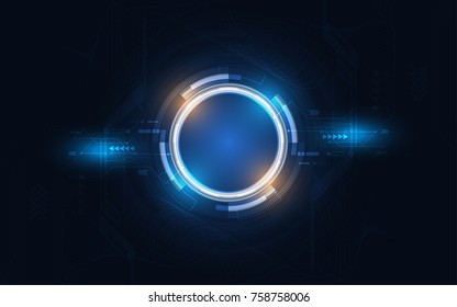 Abstract technology background Hi-tech communication concept futuristic digital innovation background vector illustration