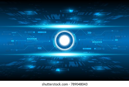 Abstract technology background Hi-tech communication concept futuristic digital innovation background vector illustration