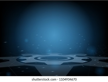 Abstract technology background Hi-tech concept ,Vector Illustration

