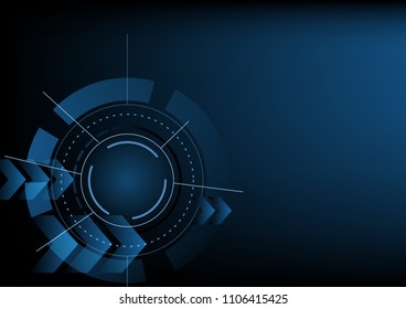 Abstract technology background Hi-tech concept ,Vector Illustration
