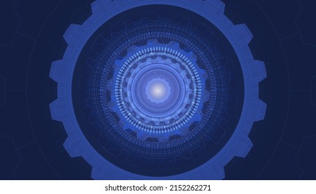 Abstract technology background Hi-tech background vector illustration