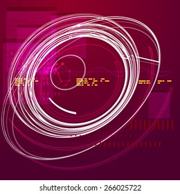 Abstract Technology Background - Illustration