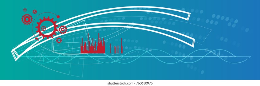 Abstract Technology Background - Illustration