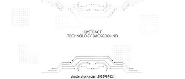 Abstract technology background, Illustration, Hi-tech communication concept innovation background, science and technology digital background