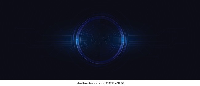Abstract technology background, Illustration, Hi-tech communication concept innovation background, science and technology digital background