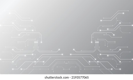 Abstract technology background, Illustration, Hi-tech communication concept innovation background, science and technology digital background