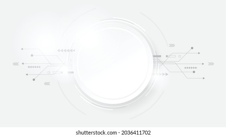 Abstract technology background, illustration, innovation background hi-tech communication concept, white background. digital science and technology
