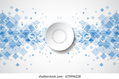 Abstract technology background. Illustration Vector