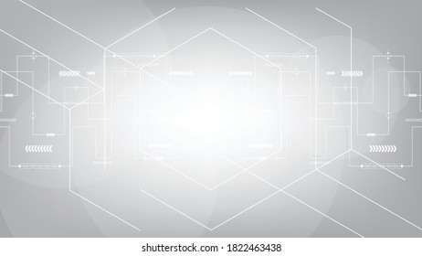 Abstract technology background, Illustration,Hi-tech communication concept innovation background,science and technology digital background
