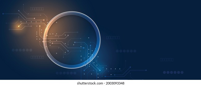 Abstract technology background, Illustration,Hi-tech communication concept innovation background,science and technology digital background