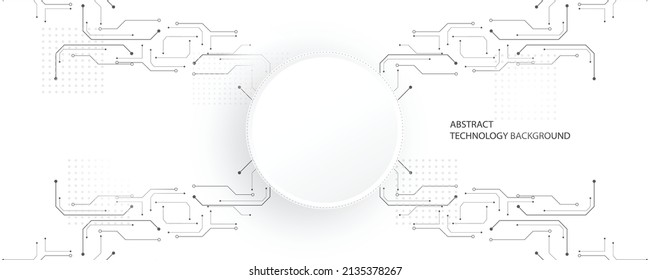 Abstract technology background, Illustration,Hi-tech communication concept innovation background,science and technology digital background