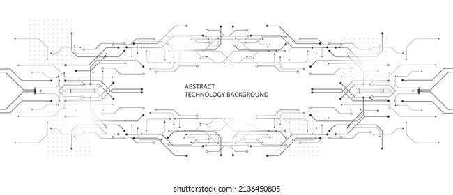 Abstract technology background, Illustration,Hi-tech communication concept innovation background,science and technology digital background