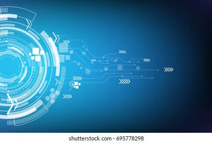 Abstract technology background interface communication hi tech concept