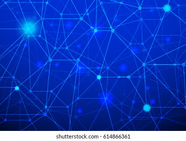 Abstract technology background internet connection vector illustration