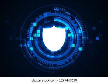 Abstract technology background, Internet technology cyber security concept