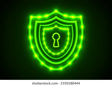 Abstract technology background, Internet technology cyber security concept