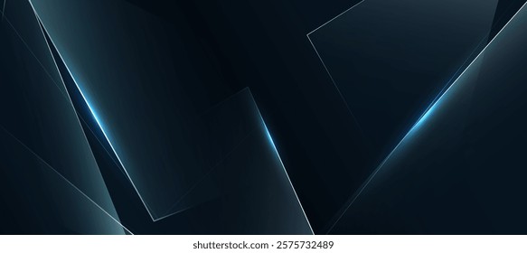 Abstract technology background, light blue polygon elegant background vector illustration for banner business or presentation product and event poster 