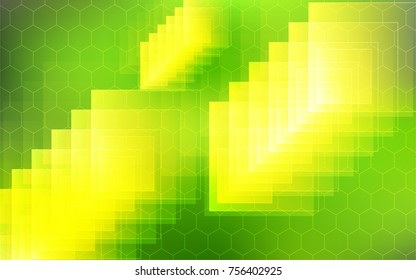Abstract technology background with light rectangles
