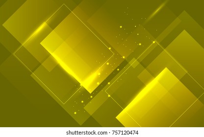 Abstract technology background with light rectangles