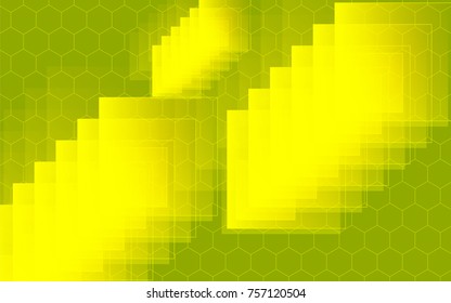 Abstract technology background with light rectangles