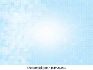 Abstract technology background. Medical and healthy concept. Can be used show your text. Vector illustration.