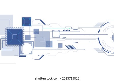 Abstract Technology background. Modern technology background design concept.