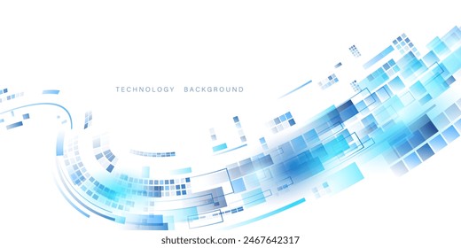 Abstract technology background, modern design vector illustration