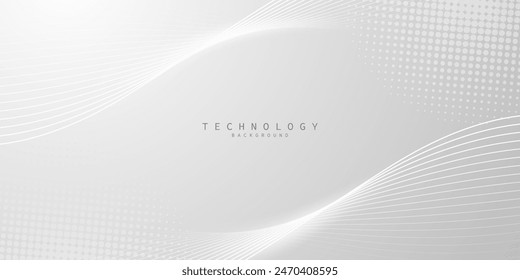 Abstract technology background, modern design vector illustration