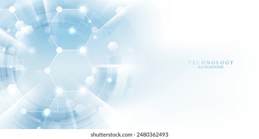 Abstractas fondo de la tecnología, Ilustración vectorial de diseño moderno