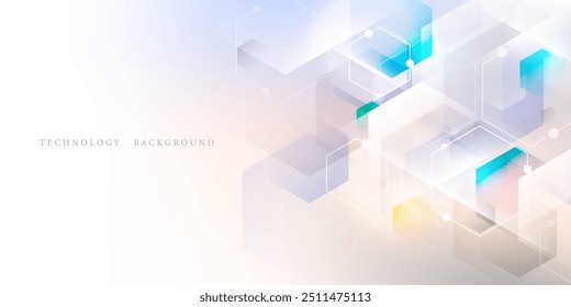 Abstract technology background, modern design vector illustration